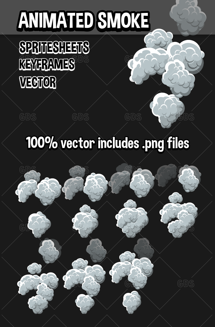 2d animated smoke