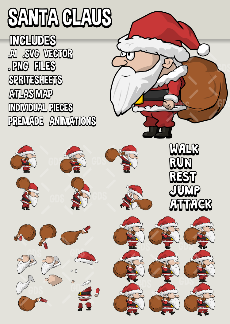 Animated Santa 