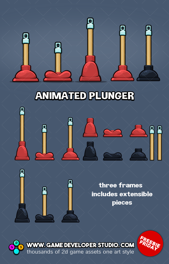 Animated plunger