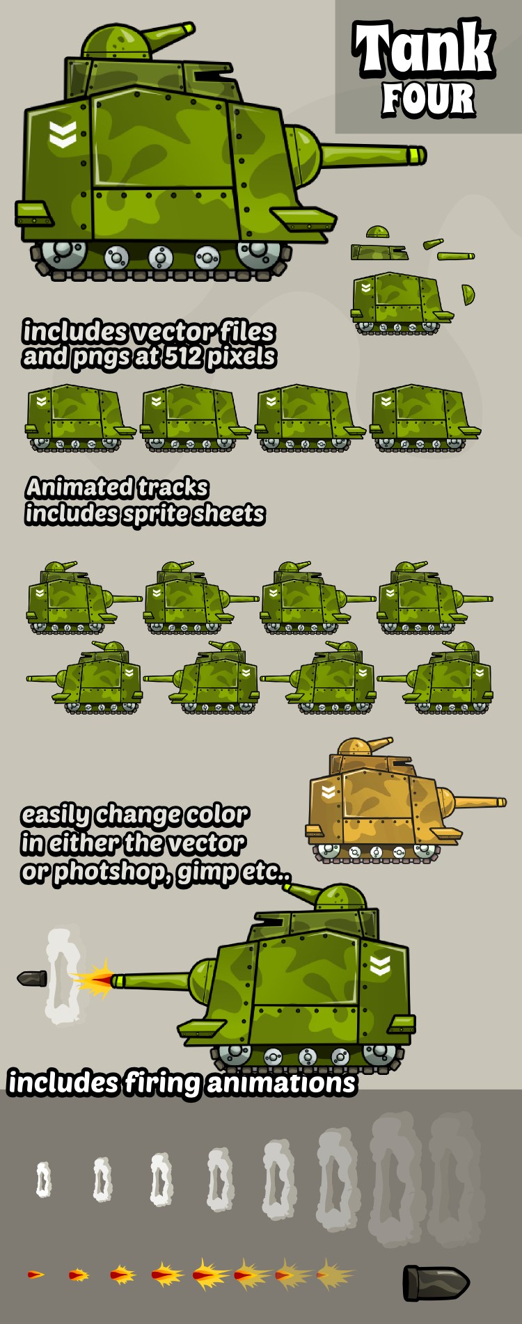 Animated tank 4