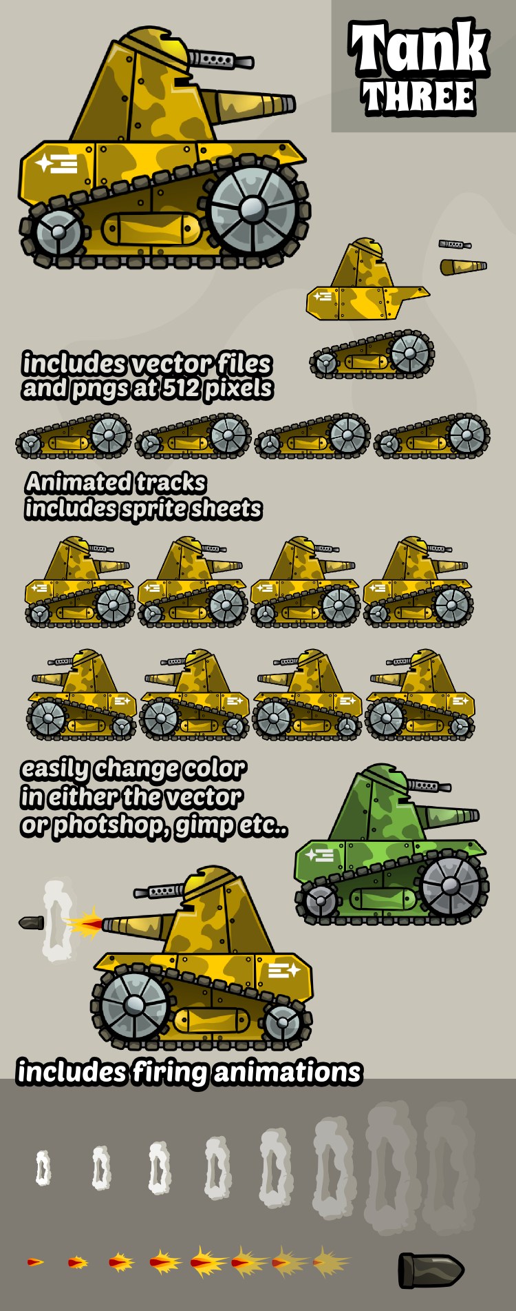 Animated tank 3