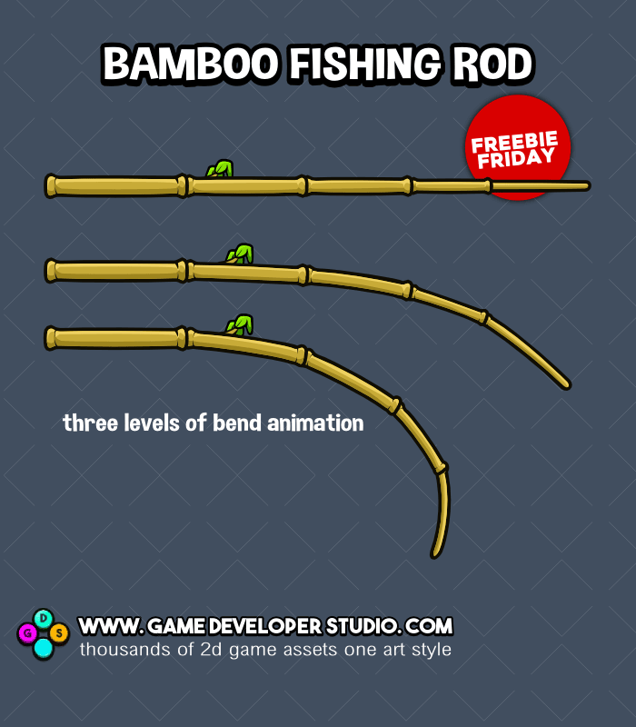 Bamboo fishing pole