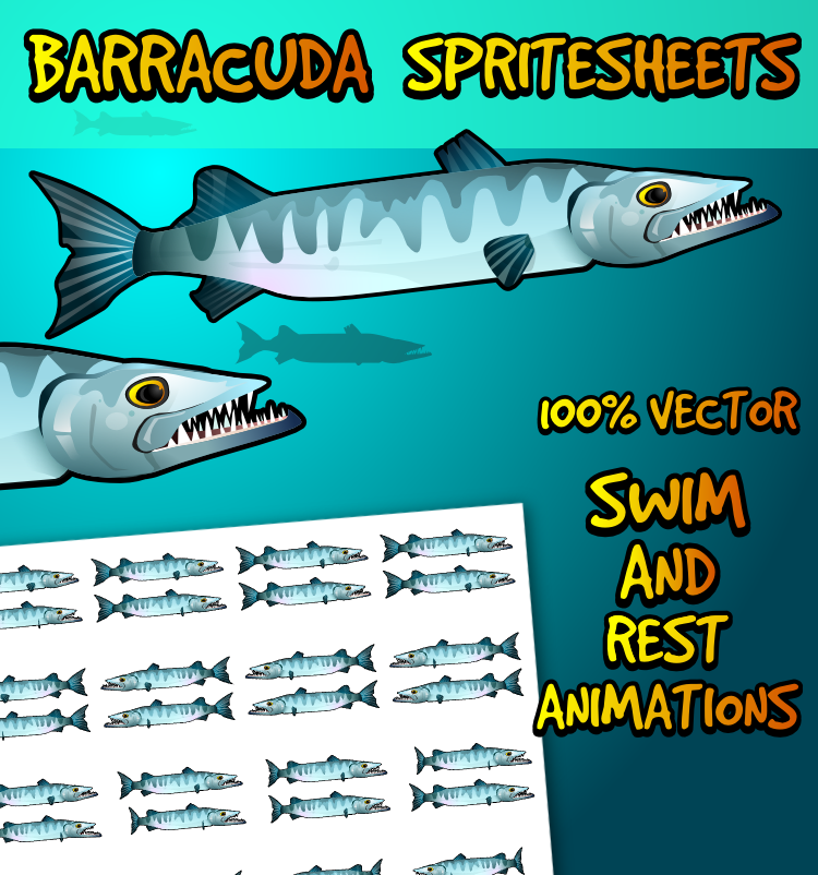 Barracuda spritesheet