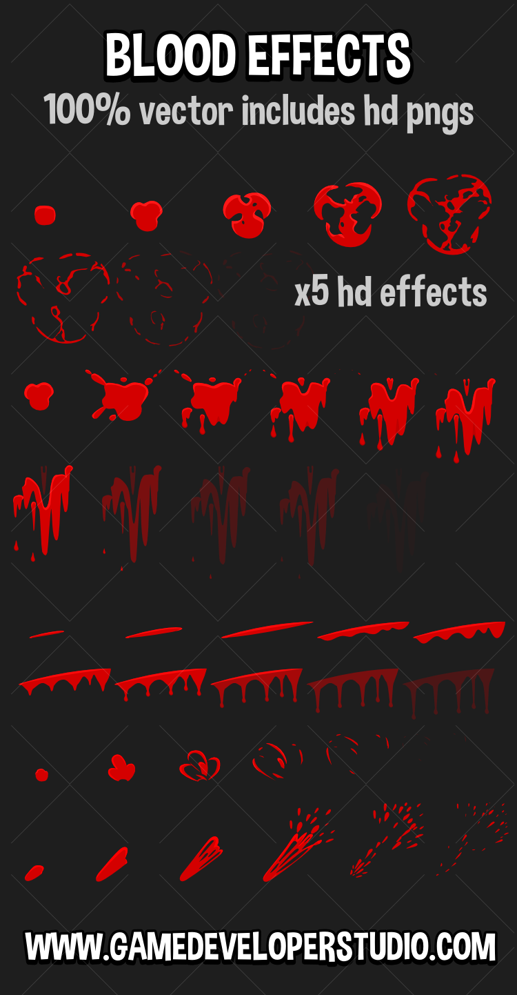 Blood sprite effects