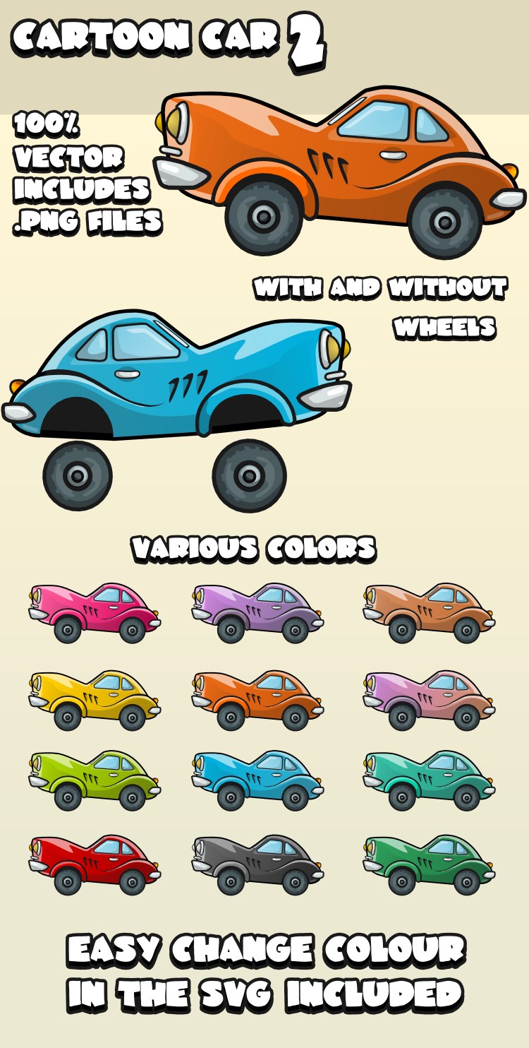 Cartoon car 2