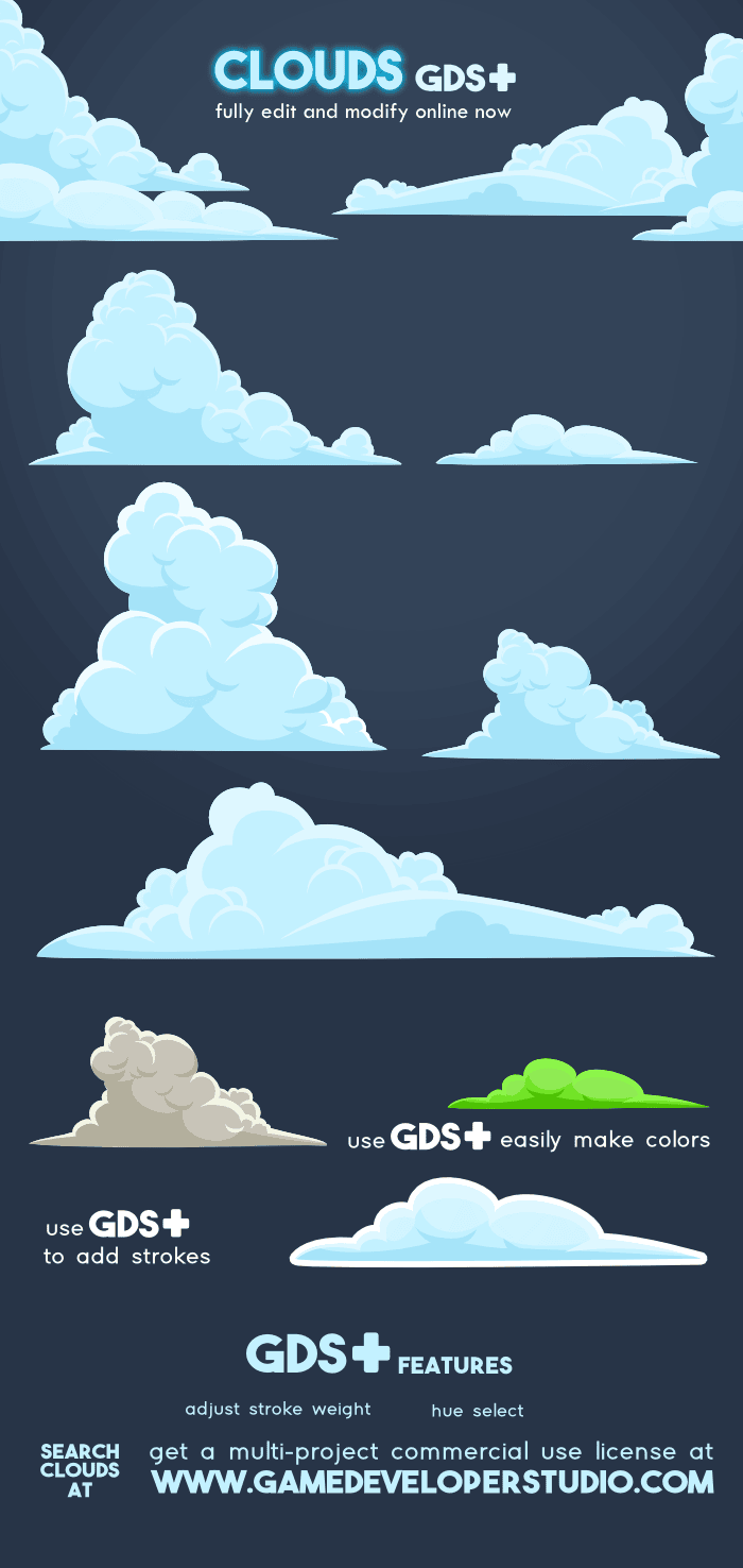Clouds asset pack