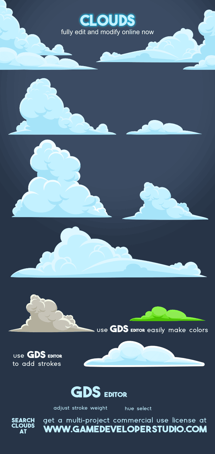 Clouds asset pack