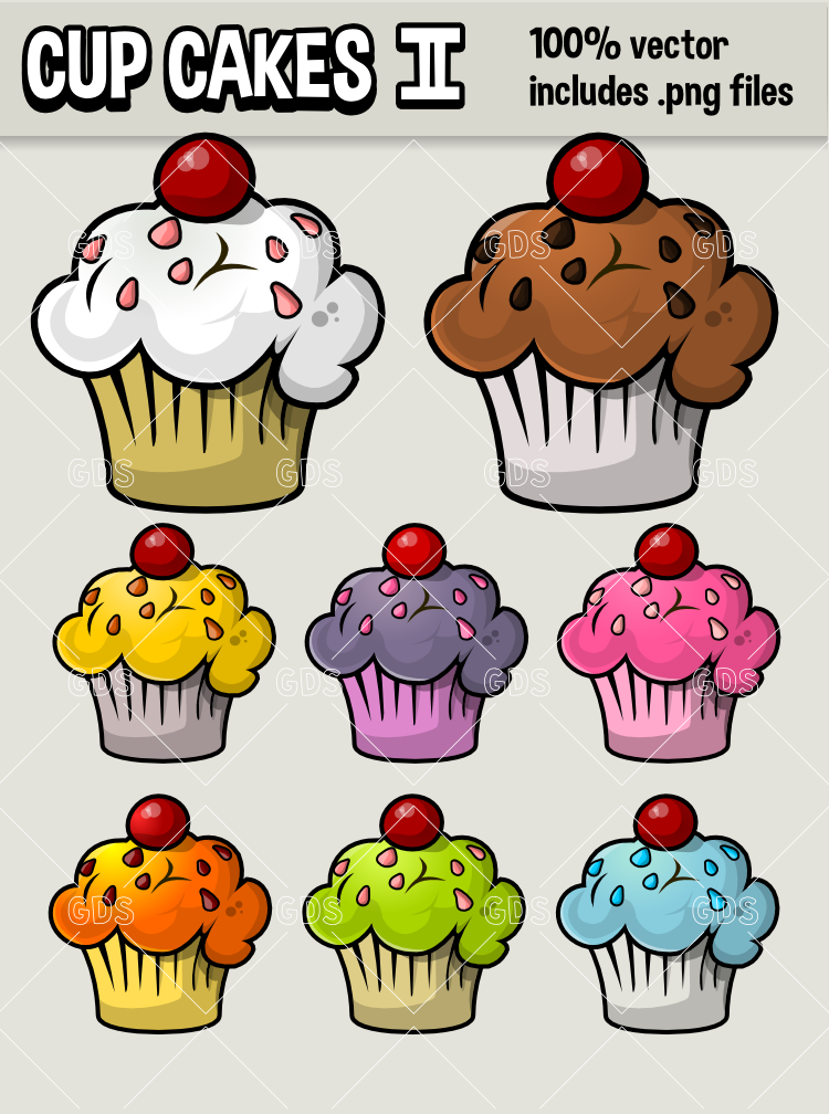 Cup cake game asset number two