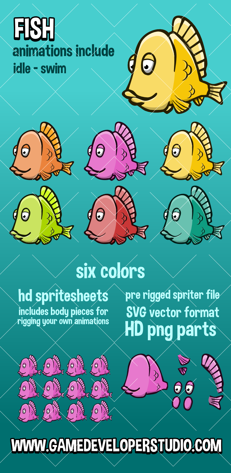 Fish game asset