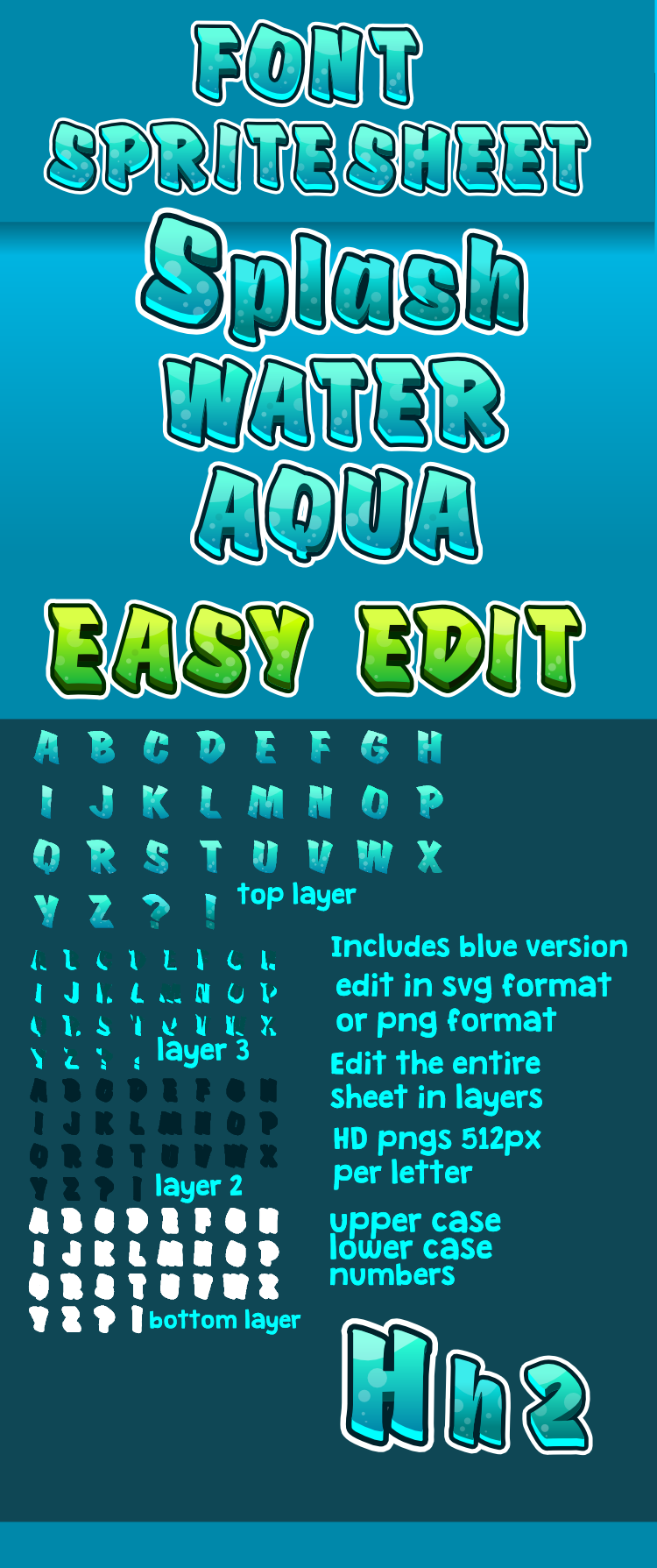 Font spritesheet