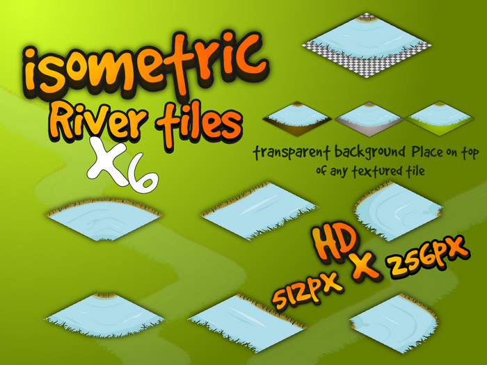 Isometric river tile