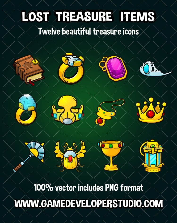 Lost treasure items