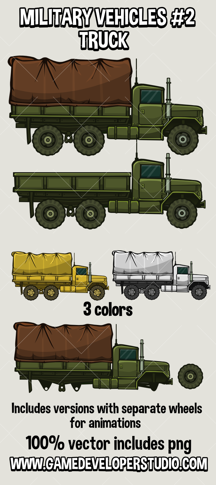 Military vehicle 2 truck