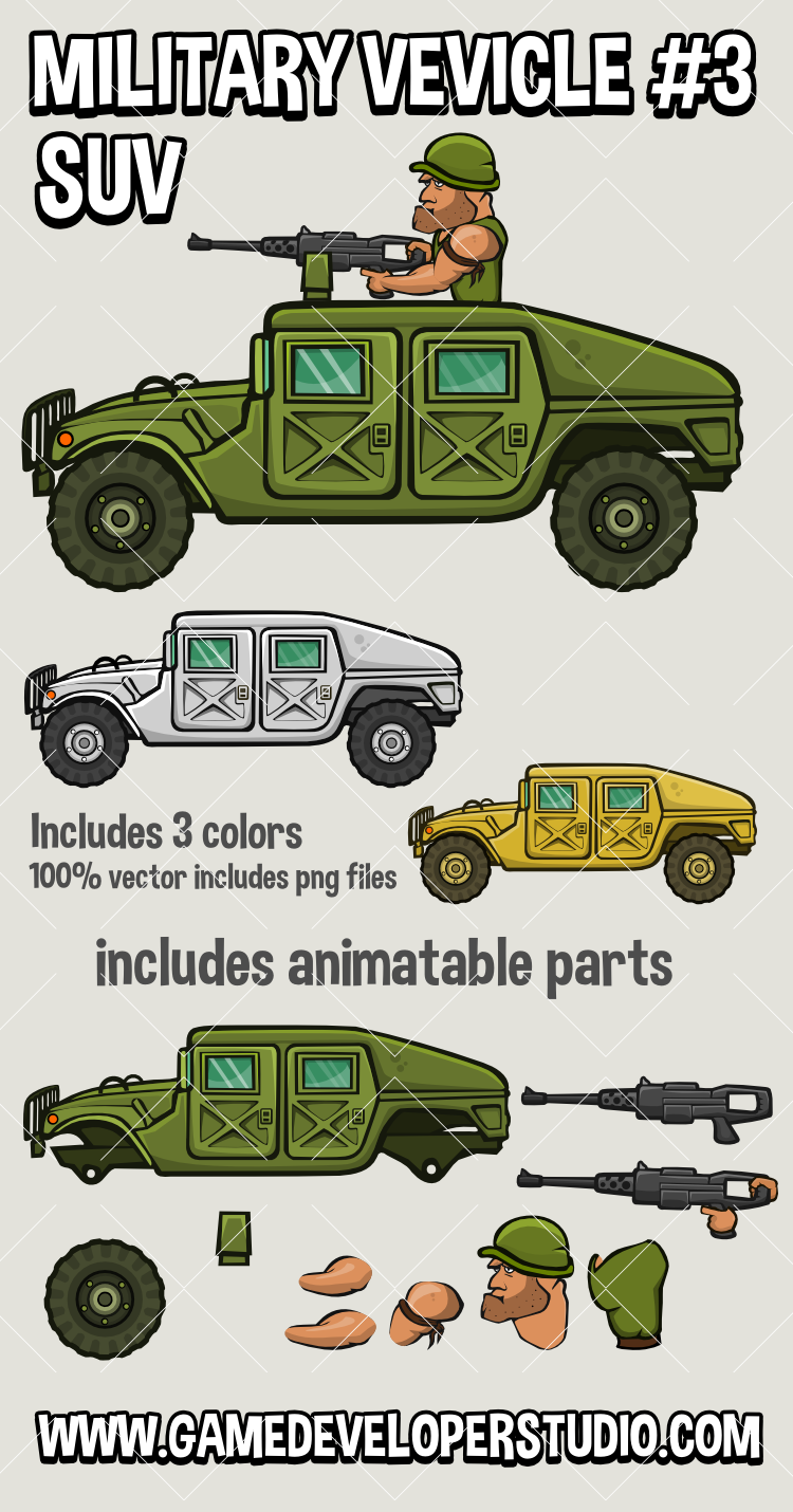 Military vehicle suv