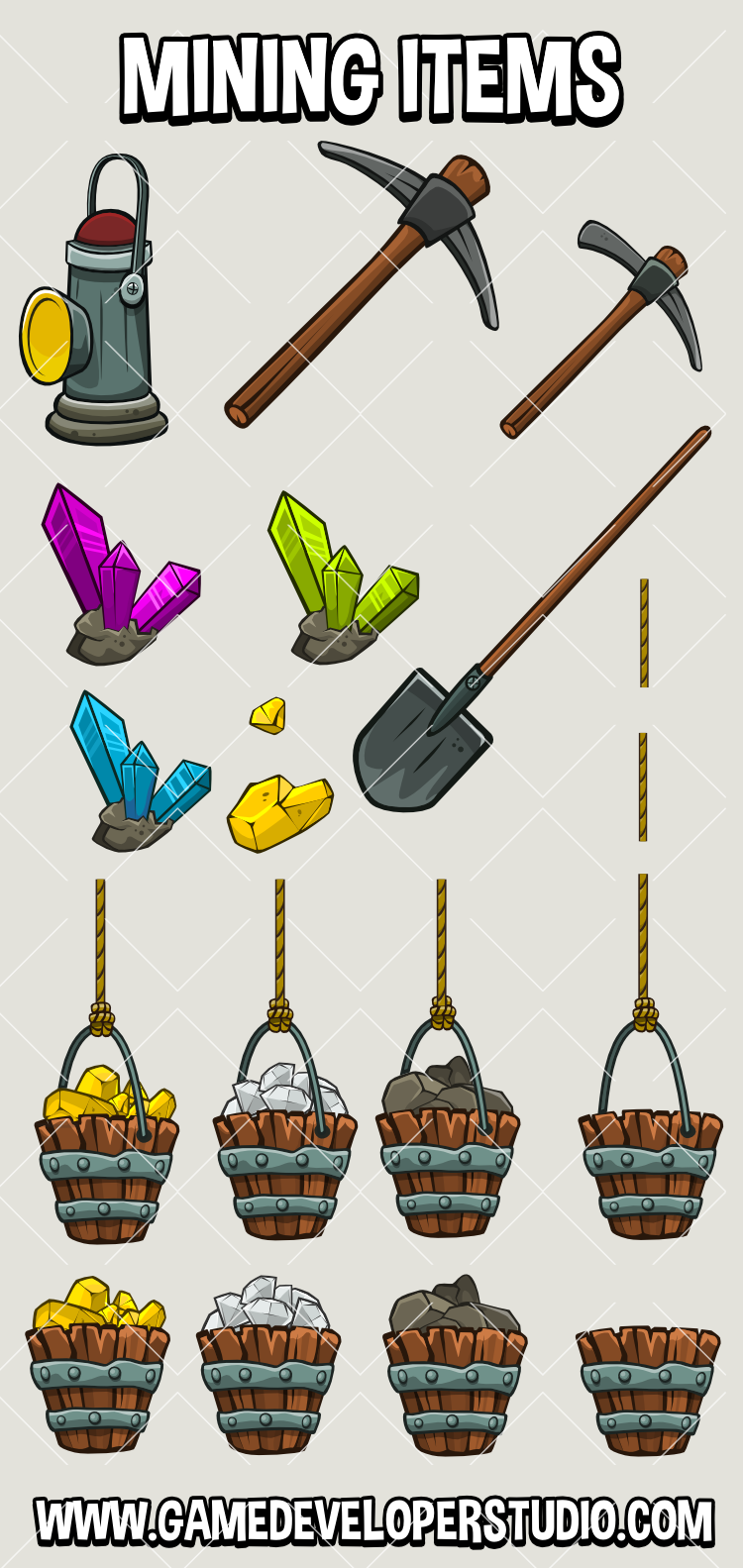 Mining items