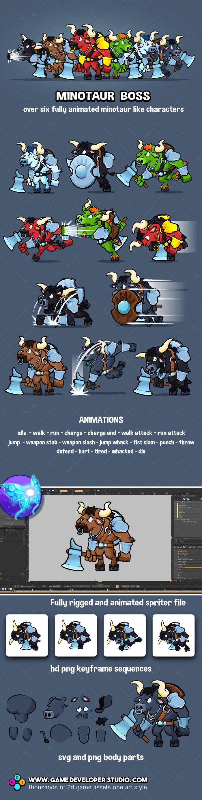 Minotaur boss character