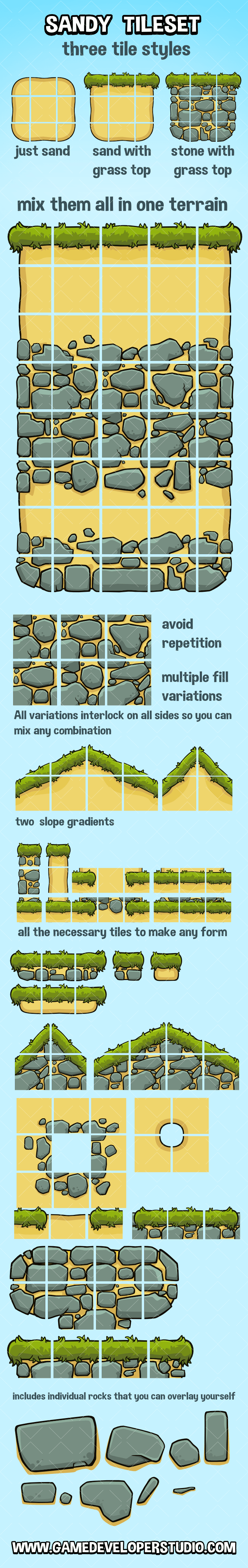 Sandy tileset