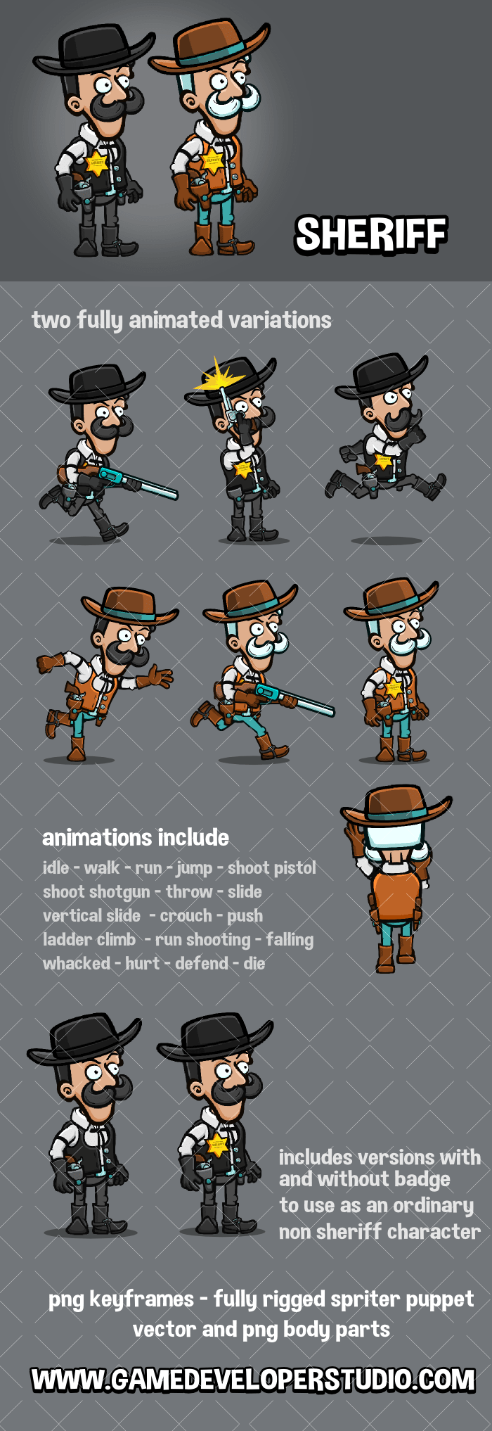 Sheriff game sprite