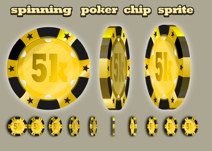 Spinning chip sprite