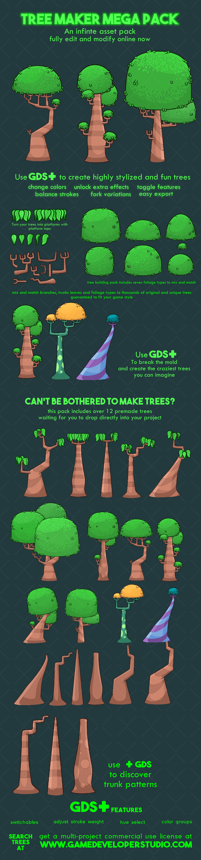 Tree creator mega pack