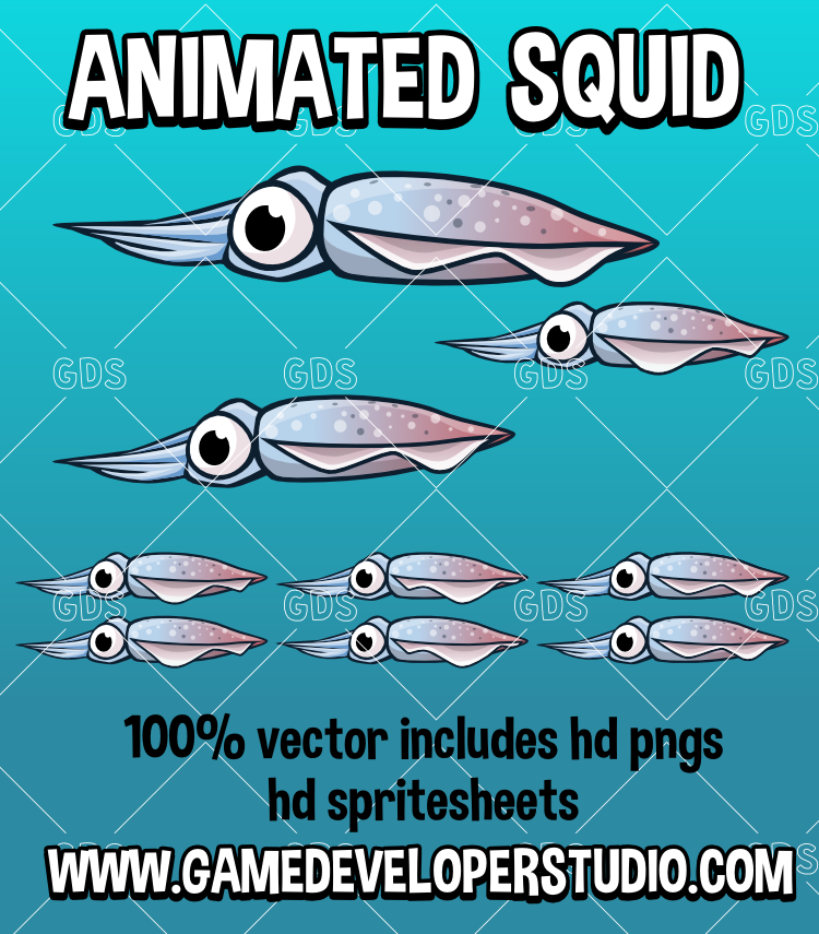 animated squid