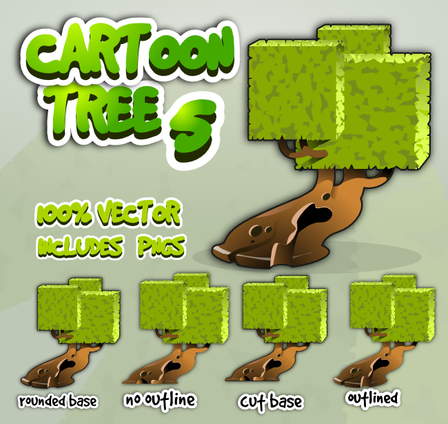 cartoon tree 5